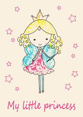 sevimli küçük Prenses.