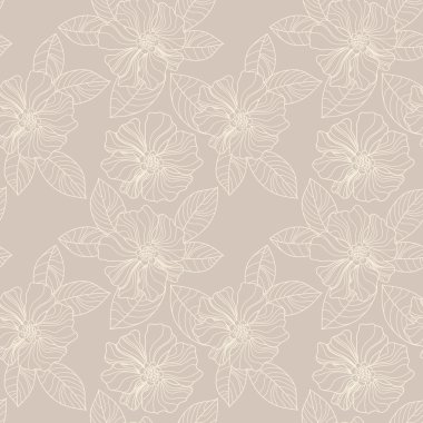 Klasik çiçek desenli.