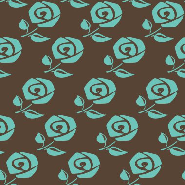 Renkli güllerle kusursuz çiçek arkaplanı