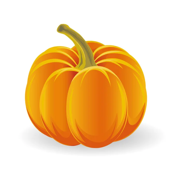 Scary Halloween pumpkin — Stock Vector