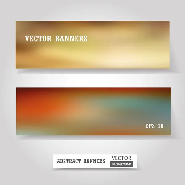 Conjunto de banners web y móviles, diseño de tarjetas de visita o volantes — Vector de stock