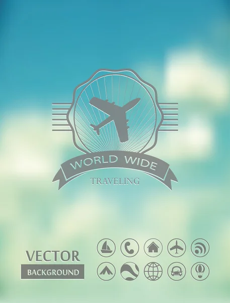 Modèle d'interface Web et mobile, carte de visite ou flyer design . — Image vectorielle