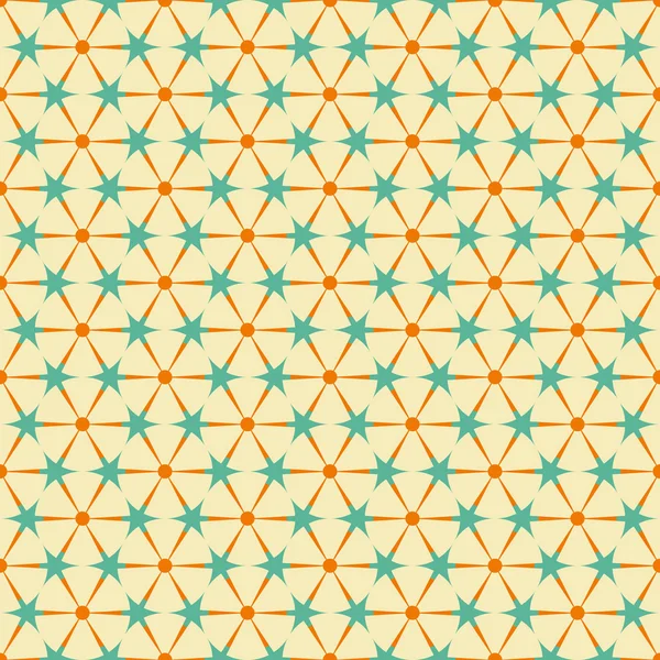 Abstracte retro naadloze geometrische patroon — Stockvector