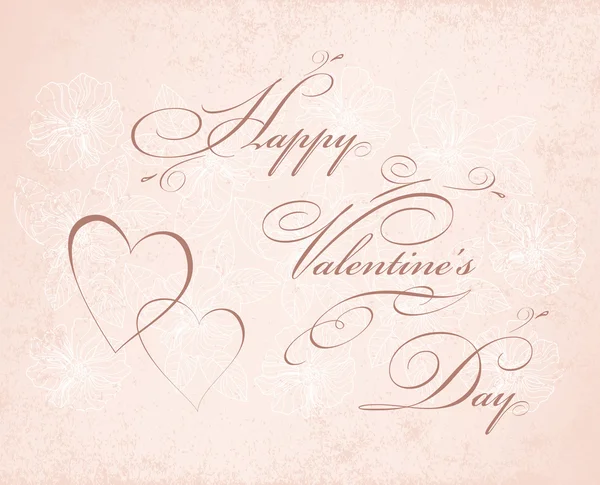 Happy valentine's day card — Stock Vector