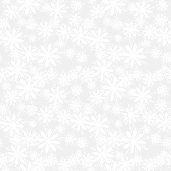 Snowflake seamless mönster. geometrisk form snöflingor. — Stock vektor