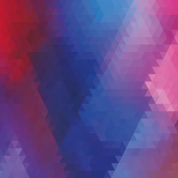 Fond géométrique. Triangles multicolores — Image vectorielle