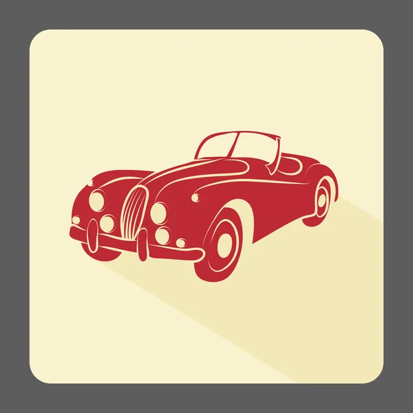 Retro car icon — Stock Vector