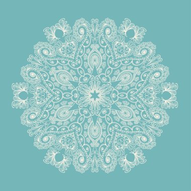 Dekoratif yuvarlak dantel