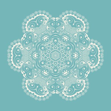 Dekoratif yuvarlak dantel