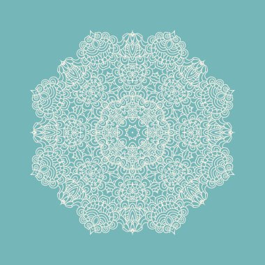 Daire süsleme yuvarlak dantel.