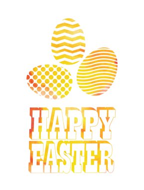 Paskalya turuncu etiket