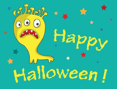 Cadılar Bayramı Kartı