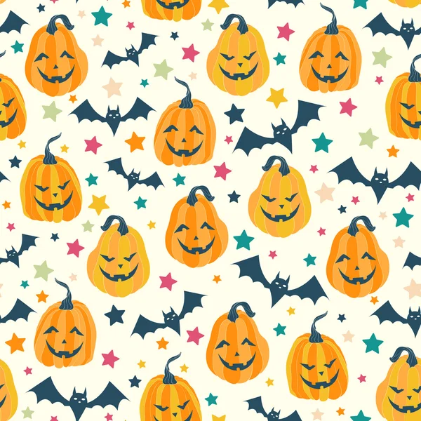 Patrón sin costura de Halloween — Archivo Imágenes Vectoriales
