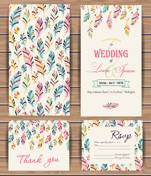 Открытки с перьями
