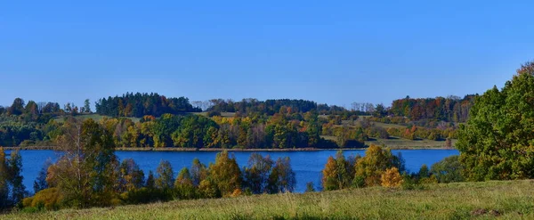 捷克共和国波希米亚南部秋季风景景观 — 图库照片