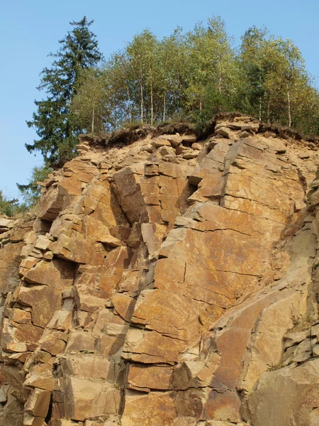 Carrière de pierre, Bohême du Sud — Photo