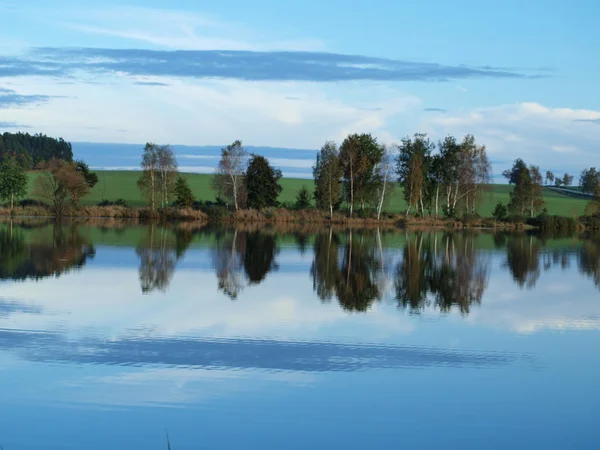 Estanques de paisaje, Bohemia Meridional —  Fotos de Stock