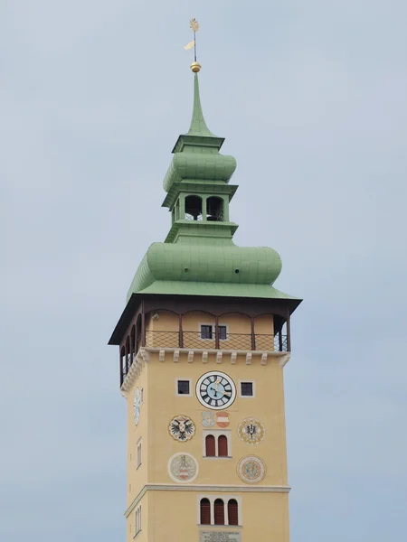 Wieża Ratuszowa w mieście Retz — Zdjęcie stockowe
