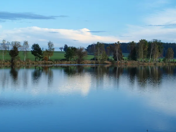 Ландшафтные пруды Южной Чехии — стоковое фото