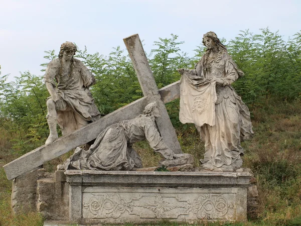 Calvario cerca de la ciudad de Retz — Foto de Stock