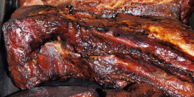 geleneksel kırsal Füme domuz eti