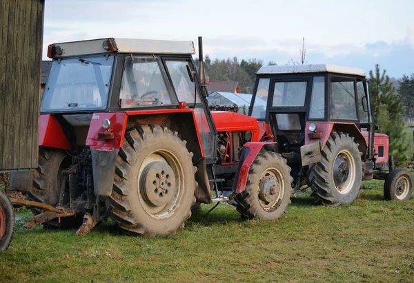 Viejos tractores checos Zetor — Foto de Stock