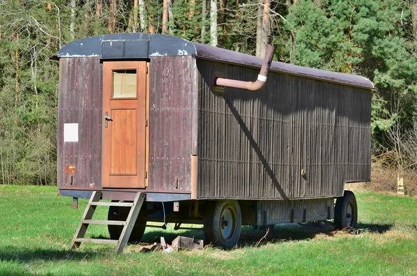 Alter Wohnwagen, Südböhmen — Stockfoto