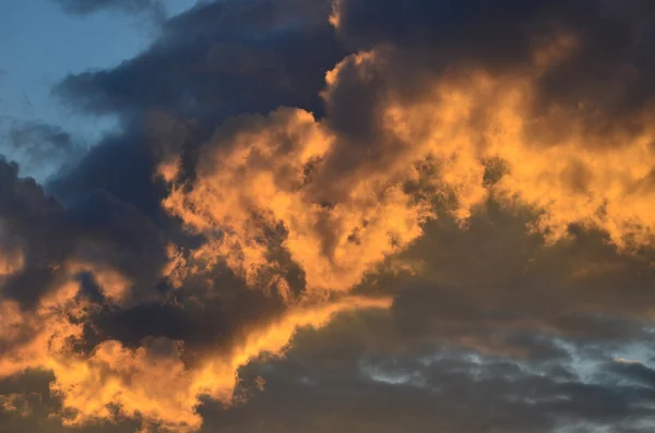 Summer sunset , southern Bohemia — Stock Photo, Image