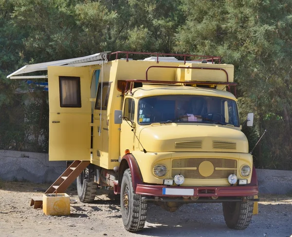 Holidays with campervan — Stock Photo, Image