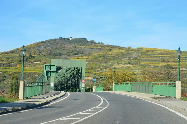 Mauterner Bridge on the River Danube — Stock Photo, Image