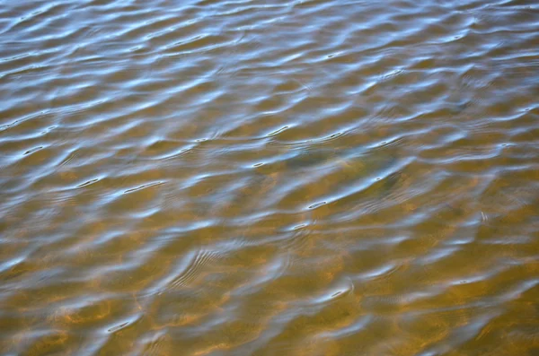 Nível de água da lagoa — Fotografia de Stock