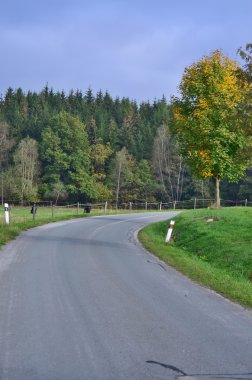 sonbahar manzara, southern Bohemia görüntülemek