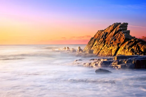 Azkorri strand in getxo — Stockfoto