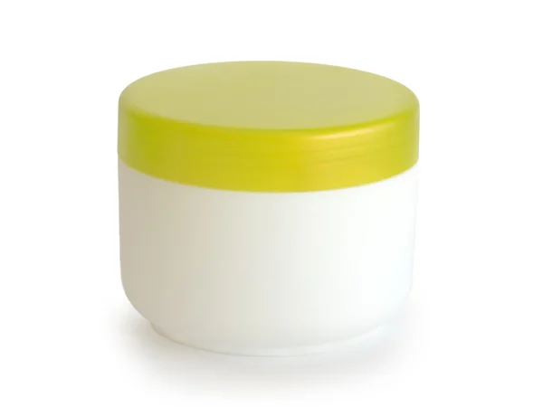 Crema cosmética aislada en blanco — Foto de Stock