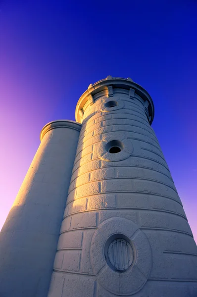 Getxo lighthouse at dawn — Stock Photo, Image