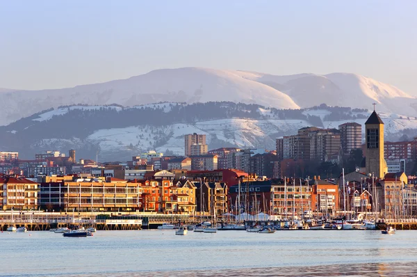 Las Arenas nabrzeża w Getxo — Zdjęcie stockowe