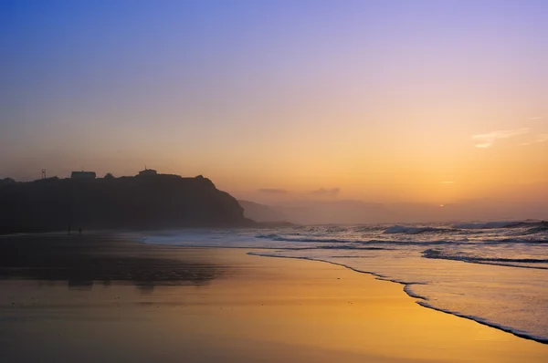 Sopelana beach at sunset — Stock Photo, Image