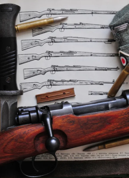 Γερμανική τουφέκι Mauser 98k — Φωτογραφία Αρχείου