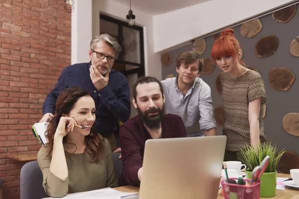 Group of business team working — Stock Photo, Image