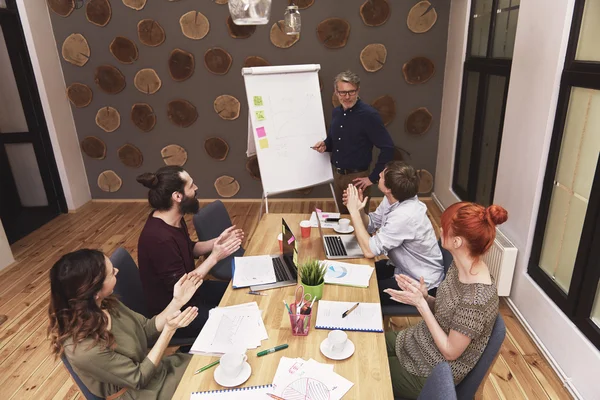 Meeting of creative business people — Stock Photo, Image