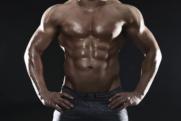 Muscular naked man — Stock Photo, Image