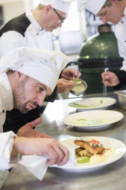 Plaka hizmet önce temizlik Cook 