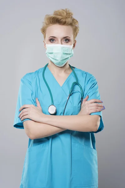 Surgeon before a serious operation — Stock Photo, Image