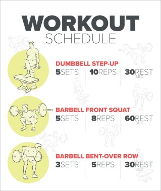 Spor salonunda egzersiz planı