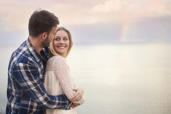 Paar keer samen tijd doorbrengen — Stockfoto