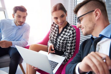 Grup iş adamları Toplantı