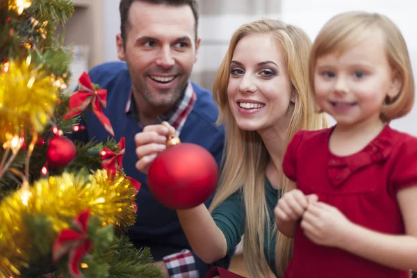 Family tradition in Christmas — Stock Photo, Image