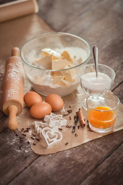 Julen bakning — Stockfoto