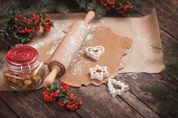 Backen für Weihnachten — Stockfoto