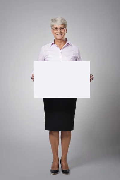 Senior business woman — Stock Photo, Image